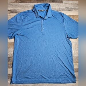Travis Mathew Men's XL Golf Polo Shirt Blue